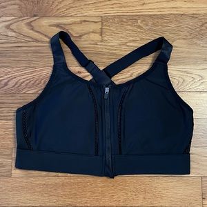 Fabletics High Impact Zip Front Adjustable Spirts Bra